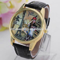 Leather strap fashion cheap children watch